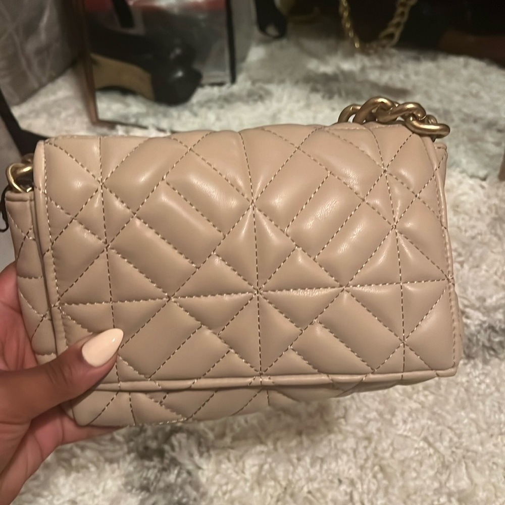 Beige/nude Zara bag
